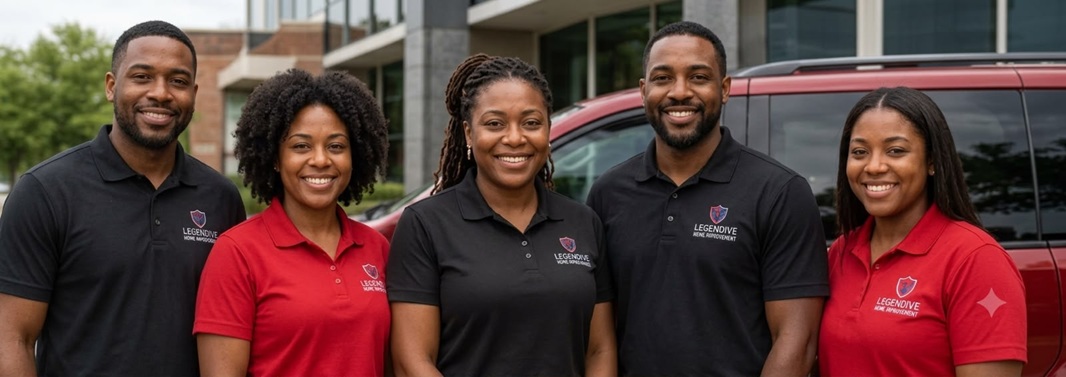 Lifeline Ride Services professional team standing in front of the company van in Louisville, KY